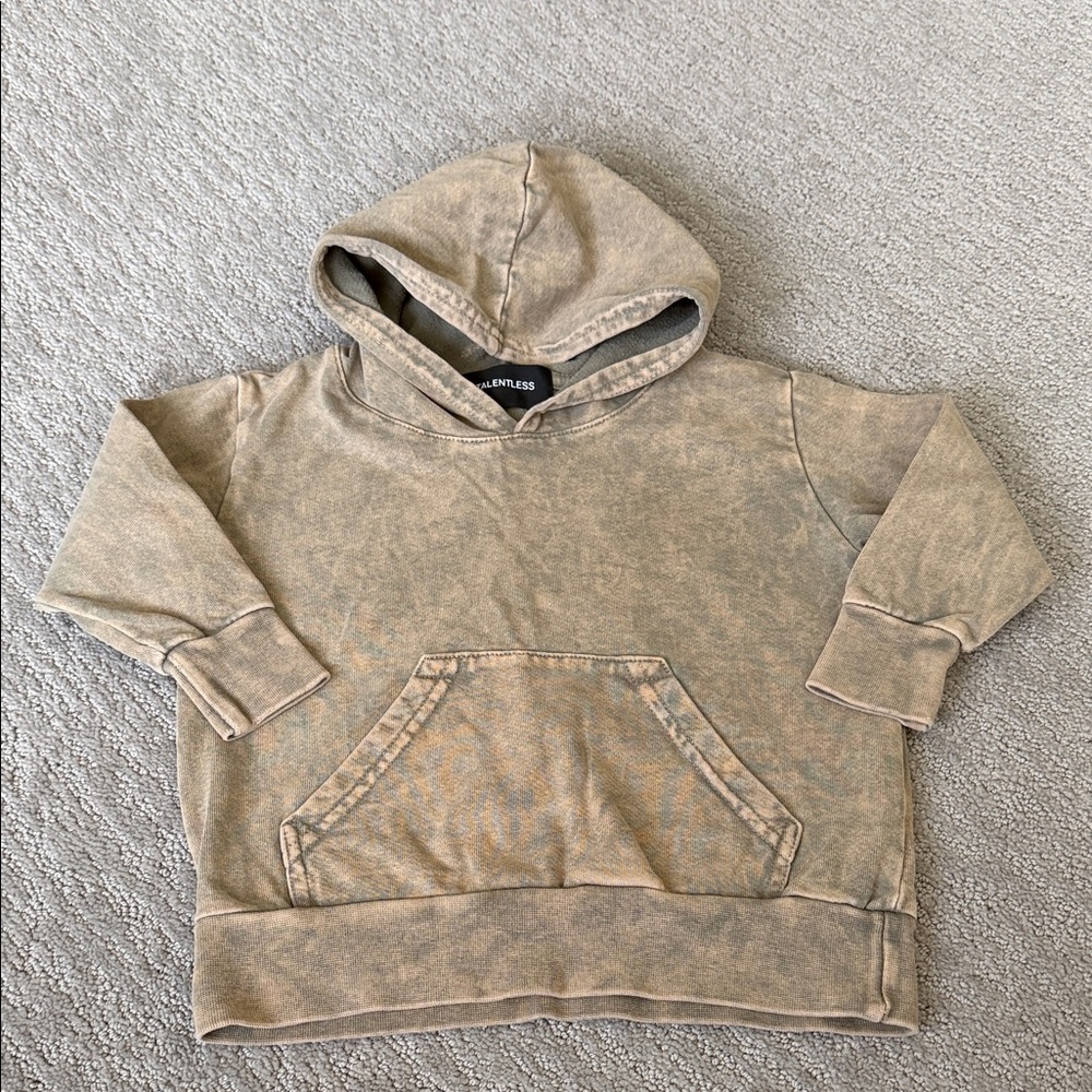 Tan Hooded Sweatshirt TALENTLESS